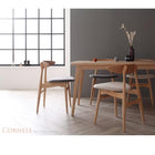 ダイニング 5点セット(テーブル+チェア4) W150 北欧 ダイニング