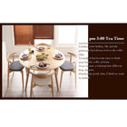 ダイニング 5点セット(テーブル+チェア4) スタッキングチェア 直径120 デザイナーズ 北欧 ラウンドテーブル