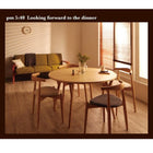 ダイニング 5点セット(テーブル+チェア4) スタッキングチェア 直径120 デザイナーズ 北欧 ラウンドテーブル