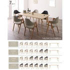 ダイニング ベンチ 単品 2人掛け おしゃれ 北欧 デザイン