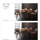 北欧デザインダイニングチェア 2脚組 天然木