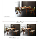 北欧デザインダイニングチェア 2脚組 天然木