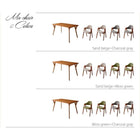 ダイニング ベンチ 単品 天然木ブラックチェリー材 北欧デザイン