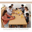 ダイニングテーブル 単品 W120-180 天然木 オーク材 エクステンション 伸縮式