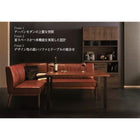 ソファ ソファー ダイニングソファ 2人掛け ダイニング ウォールナット ダイニングソファ単品 バックレストタイプ 2P ウォールナット