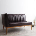 ダイニングソファ単品 右アーム 2人掛け