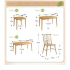 ダイニングテーブル単品 W115 タモ無垢材