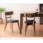 ダイニング ダイニングテーブル W120-180 天然木 ウォールナット エクステンション