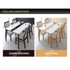 ダイニングセット 6人 7点セット テーブル+チェア6脚 W180 モダンデザイン