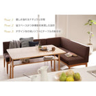 コンパクト リビングダイニングテーブル 単品 W120