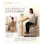 ダイニング8点セット(テーブル+チェア6脚+ベンチ1脚) W135-235 スライド伸縮テーブル