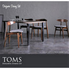 ダイニング 5点セット(テーブル+チェア4) スタンダードチェア W150