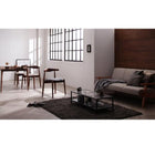 ダイニング 4点セット(テーブル+チェア2+ベンチ1) スタッキングチェア W150 おしゃれ 北欧 デザイン