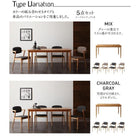 デザインダイニングセット ダイニングテーブル 単品 W150