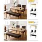 ダイニングテーブル 単品 W115 洗えるカバーリング