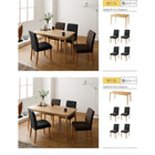 ダイニングテーブル 単品 W150 洗えるカバーリング