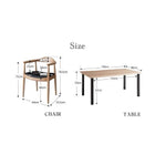 ダイニング 5点セット(テーブル+チェア4) W150