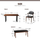 デザイン ベンチ 単品 2人掛け