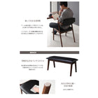 デザイン ベンチ 単品 2人掛け