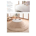 こたつテーブル 円形 直径80cm