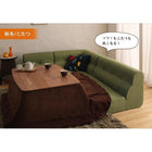 ダイニングテーブル 幅120 こたつ付き ダイニングセット 5点セット テーブル+2人掛けソファ1脚+1人掛けソファ2脚+コーナーソファ1脚