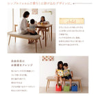 ダイニングテーブル 単品 W150 天然木 北欧 おしゃれ デザイン