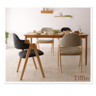 ダイニング 5点セット(テーブル+チェア4) W150 天然木 北欧 おしゃれ デザイン