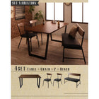 ダイニングテーブル 単品 W150 天然木 ウォールナット ヴィンテージ おしゃれ カフェ風