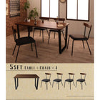 ダイニングテーブル 単品 W150 天然木 ウォールナット ヴィンテージ おしゃれ カフェ風