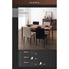 伸縮式 ダイニングセット 4人用 おしゃれ 天然木 ウォールナット材 4点セット(テーブル+チェア2脚+ベンチ1脚) W120-180