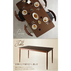 ダイニングセット ダイニングテーブル W150 天然木 ウォールナット おしゃれ