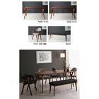 ダイニングチェア 2脚組 天然木ウォールナット材