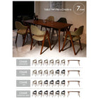 ベンチ 単品 2人掛け 天然木ウォールナット材