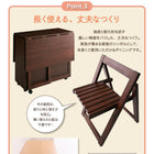 ダイニングテーブル 単品 W40-120 天然木 バタフライ伸長式 エクステンション 収納