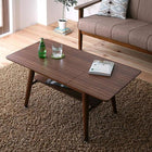 伸長式エクステンションローテーブル W60-90 天然木北欧デザイン