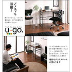 パソコンデスク 幅 100 収納付き 2点セット デスク + サイドワゴン コンパクト おしゃれ