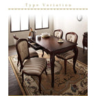 ダイニングチェア 1 肘あり アームタイプ クラシックデザイン アンティーク調