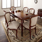 ダイニング 7点セット テーブル+チェア6脚 W150 ヨーロピアンクラシック