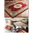 ラグ マット 65×110 イタリア製ジャガード織り クラシックデザイン