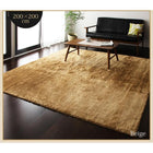 ラグ 江戸間6帖サイズ 261 × 352 防ダニ 消臭 防炎 抗アレルギー機能 フェイクファー