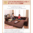 こたつ用フロアコーナーソファ コの字 マット部分サイズ 190×190cm 厚さ40mm