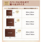 こたつ用フロアコーナーソファ コの字 マット部分サイズ 190×190cm 厚さ40mm