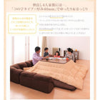 こたつ用フロアコーナーソファ コの字 マット部分サイズ 190×190cm 厚さ40mm
