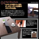 こたつ3点セット(テーブル+掛・敷布団) 4尺長方形(80×120cm) モダンデザイン