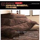 こたつ3点セット(テーブル+掛・敷布団) 4尺長方形(80×120cm) モダンデザイン