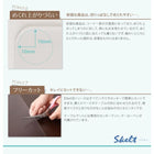 テーブルマット 90×90cm 透明ラグ シリコンマット