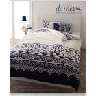 ボックスシーツ 単品 ベッド用 クイーン 地中海リゾート カバーリング