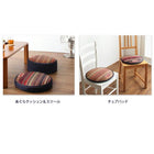 い草ラグ ラグ 191×191 デニム × マルチパターン柄 純国産