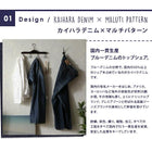 い草ラグ ラグ 70×120 デニム × マルチパターン柄 純国産