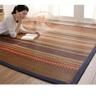 い草 クッション あぐらクッション デニム × マルチパターン柄 純国産